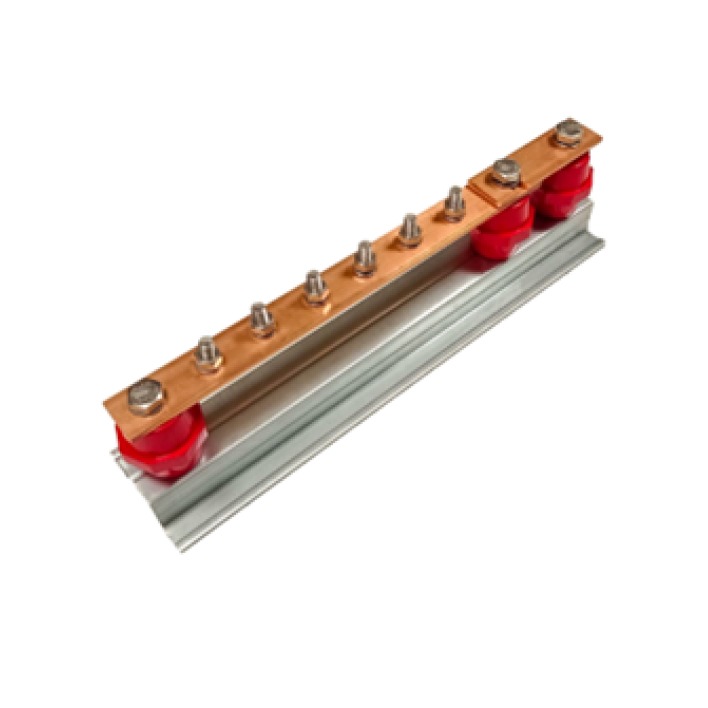 BARRA EQUIP. 6 VIAS M10 + 1 SECCIONADOR